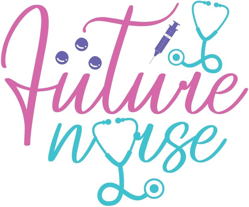 Inspirational Quote "Future Nurse Icon Sticker" Motivational Sticker Vinyl Decal Motivation Stickers- 5" Vinyl Sticker Waterproof
