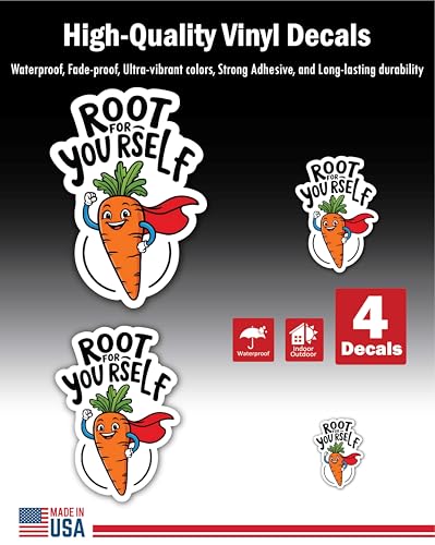 Inspirational Quote Confident & Greatful Vinyl Decal Motivation Stickers- Choose in 3”, 5” or 7” Vin