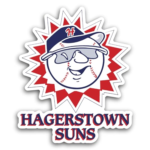 2 (Pieces) 3" and 5" Hagerst0wn Logo Decal Sticker, Waterproof Vinyl Decals for Many Purpose Like Ca