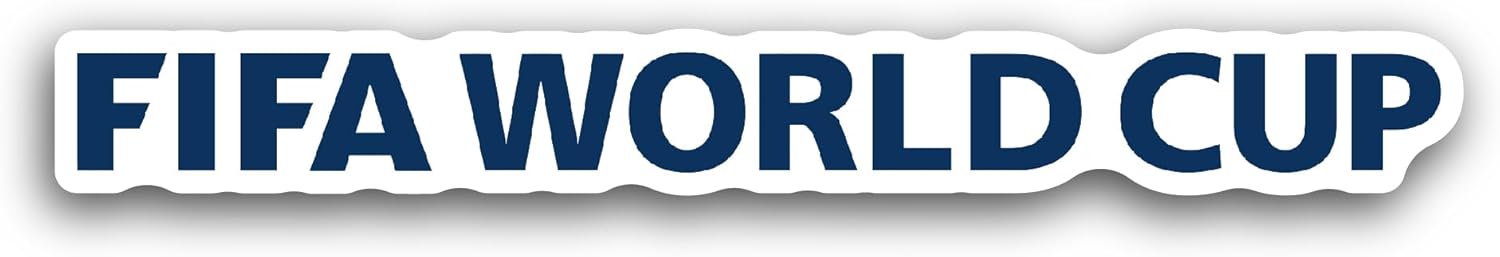 2 (Pieces) 3" and 5" FIFA W0rld Cup Sticker, Waterproof Vinyl Decals for Many Purpose Like Cars, Trucks, Laptops, Phones, Windows and More