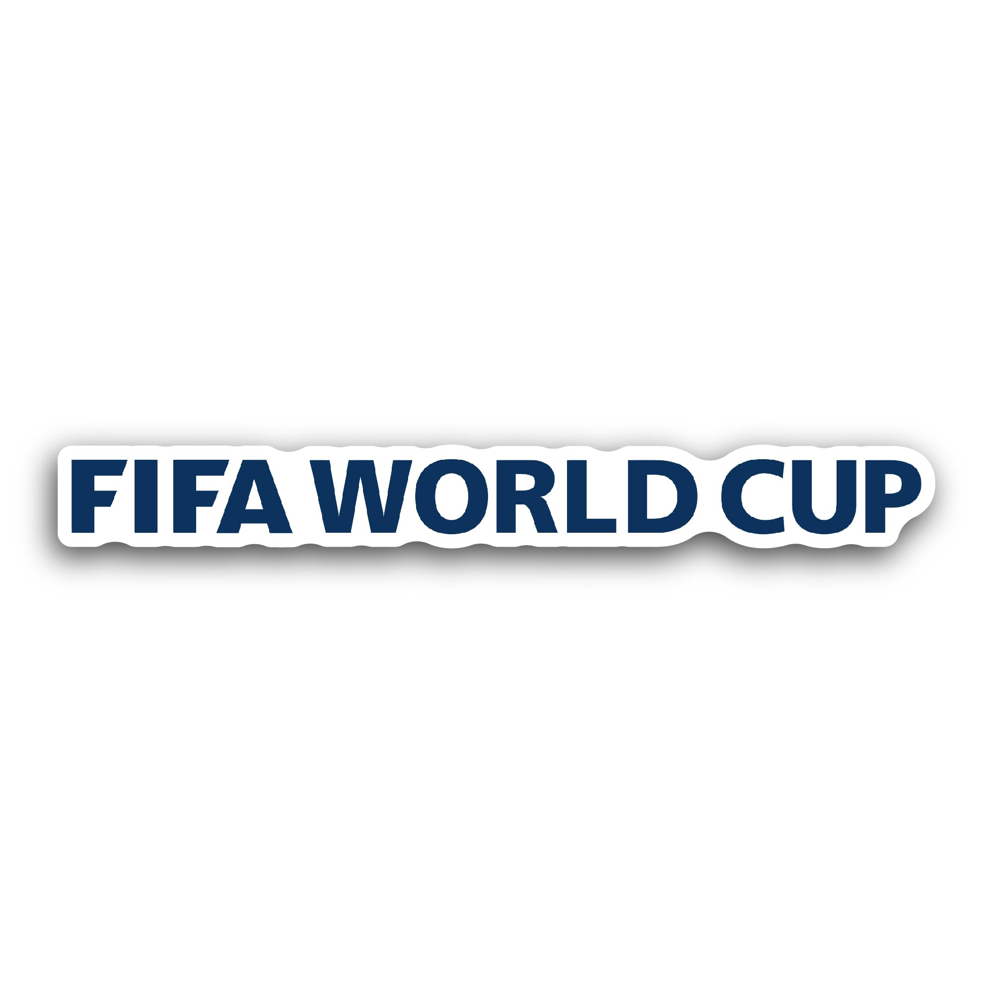 2 (Pieces) 3" and 5" FIFA W0rld Cup Sticker, Waterproof Vinyl Decals for Many Purpose Like Cars, Tru