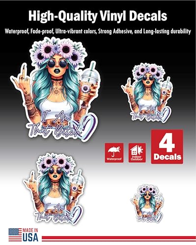 2 (Pieces) 3" and 5" Stickers n Decals Listen to Music Today - Motivational Sticker Vinyl Decal Stic