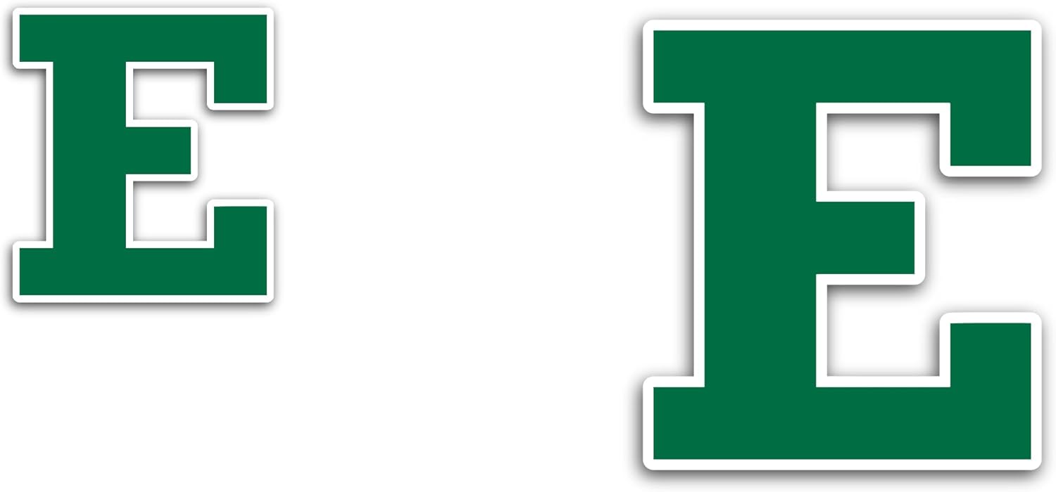 2 (Pieces) 3" and 5" E@Stern Mich1gan Eagles Sticker, Waterproof Vinyl Decals for Many Purpose Like Cars, Trucks, Laptops, Phones, Windows and More