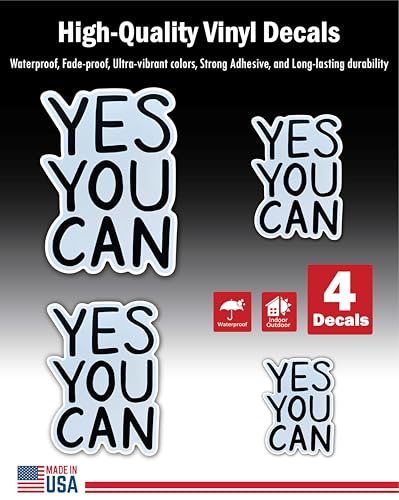 Inspirational Quote Thank You Motivational Sticker Vinyl Decal Motivation Stickers- Choose in 3”, 5”