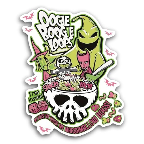 2 (Pieces) 3" and 5" 0ogie B0ogie Sticker, Waterproof Vinyl Decals for Many Purpose Like Cars, Truck