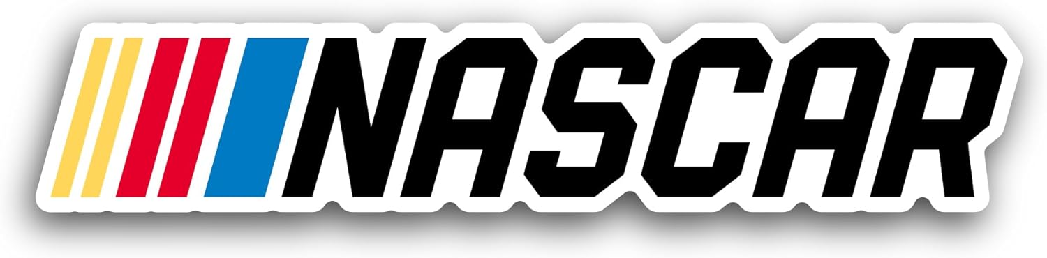 2 (Pieces) 3" and 5" Nasc@r Sticker, Waterproof Vinyl Decals for Many Purpose Like Cars, Trucks, Laptops, Phones, Windows and More
