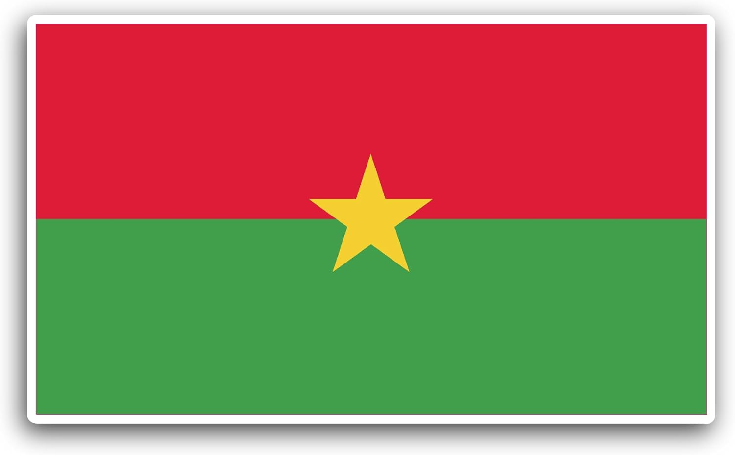2 (Pieces) 3" and 5" Bulgaria Flag Sticker, Waterproof Vinyl Decals for Many Purpose Like Cars, Trucks, Laptops, Phones, Windows and More
