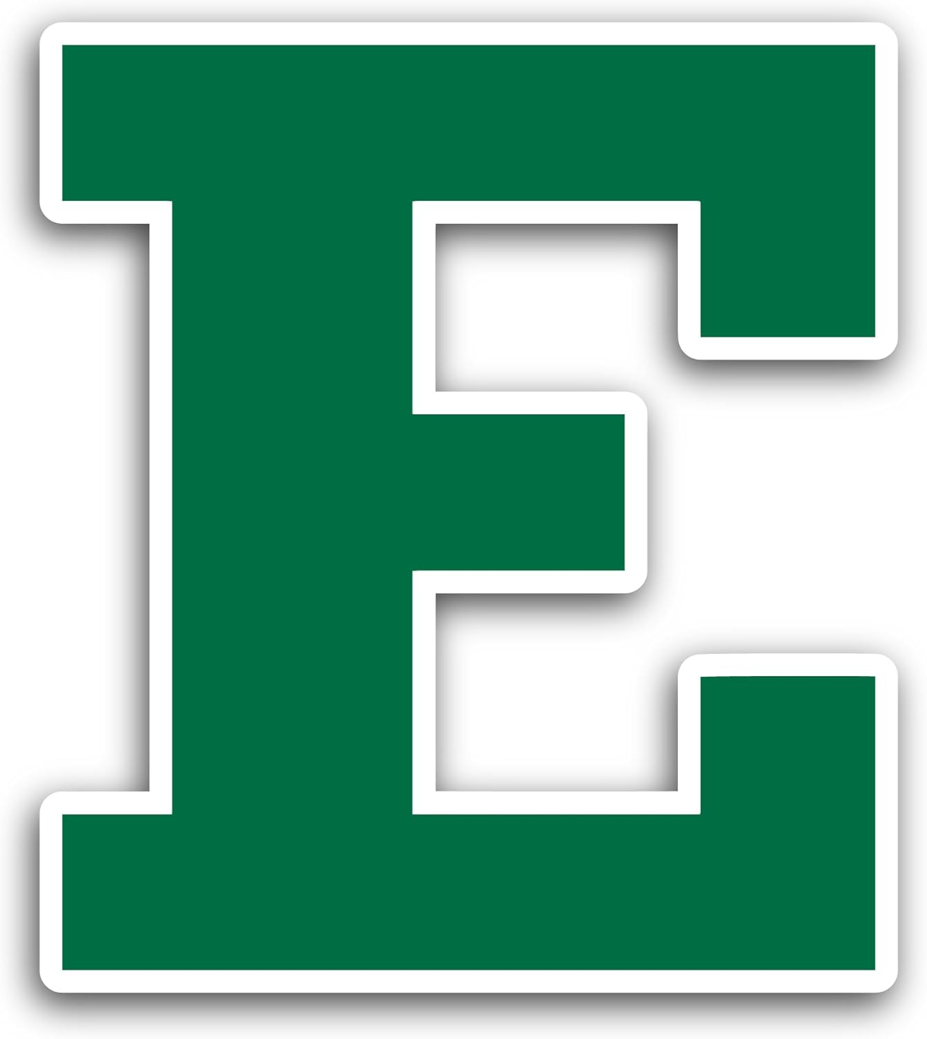 2 (Pieces) 3" and 5" E@Stern Mich1gan Eagles Sticker, Waterproof Vinyl Decals for Many Purpose Like Cars, Trucks, Laptops, Phones, Windows and More