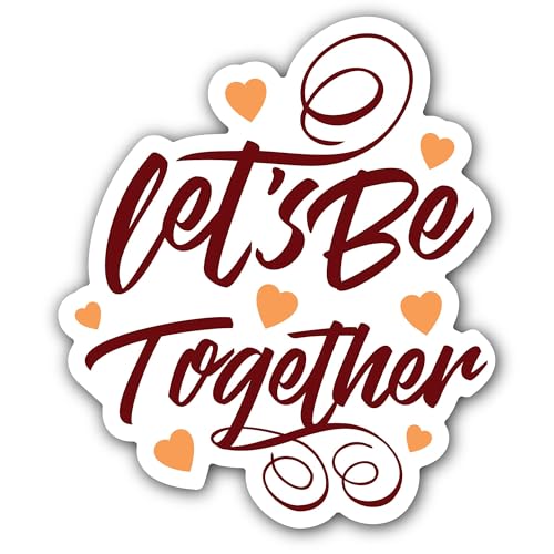 2 (Pieces) 3" and 5" Work Hard & Man Sticker, Waterproof Vinyl Decals for Many Purpose Like Cars, Tr