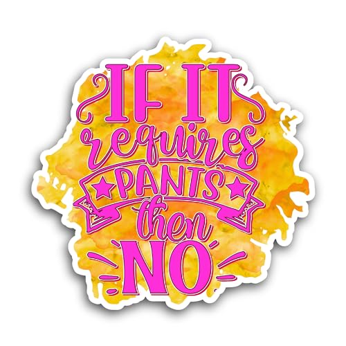 2 (Pieces) 3" and 5" If It Text Sticker, Waterproof Vinyl Decals for Many Purpose Like Cars, Trucks,