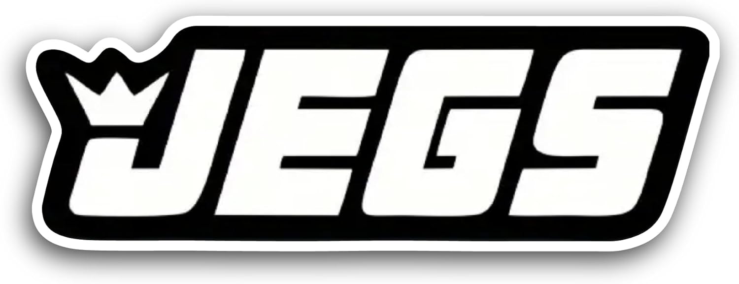 2 (Pieces) 3" and 5" Jegs Logo Sticker, Waterproof Vinyl Decals for Many Purpose Like Cars, Trucks, Laptops, Phones, Windows and More