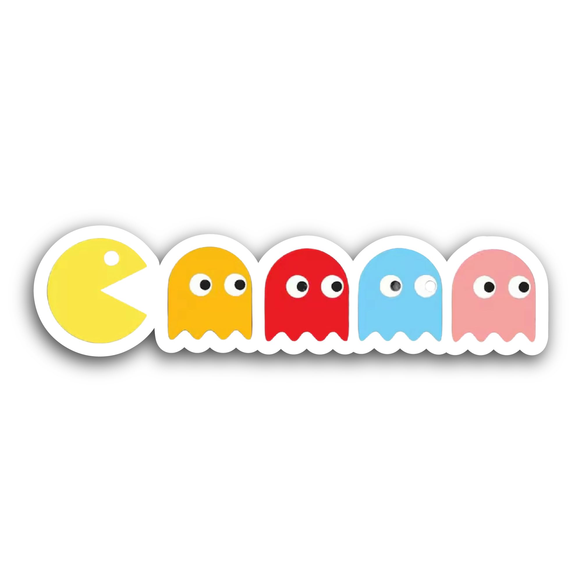 2 (Pieces) 3" and 5" Colorful Game Characters Sticker, Waterproof Vinyl Decals for Many Purpose Like