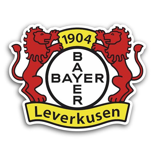 2 (Pieces) 3" and 5" Leverkus3n Sticker, Waterproof Vinyl Decals for Many Purpose Like Cars, Trucks,