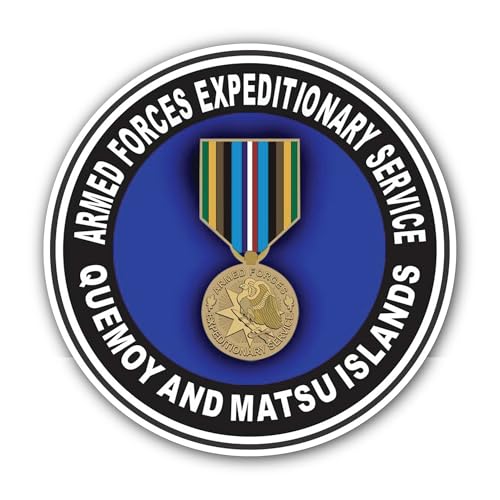 2 (Pieces) 3" and 5" 25th Infantry Division Vietnam Service Combat Veteran Sticker, Waterproof Vinyl