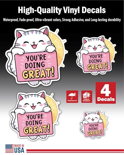 Inspirational Quote Light Up Motivational Sticker Vinyl Decal Motivation Stickers- Choose in 3”, 5” 