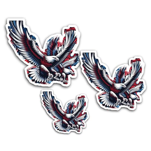 2 (Pieces) 3" and 5" Great Basin National Sticker, Waterproof Vinyl Decals for Many Purpose Like Car