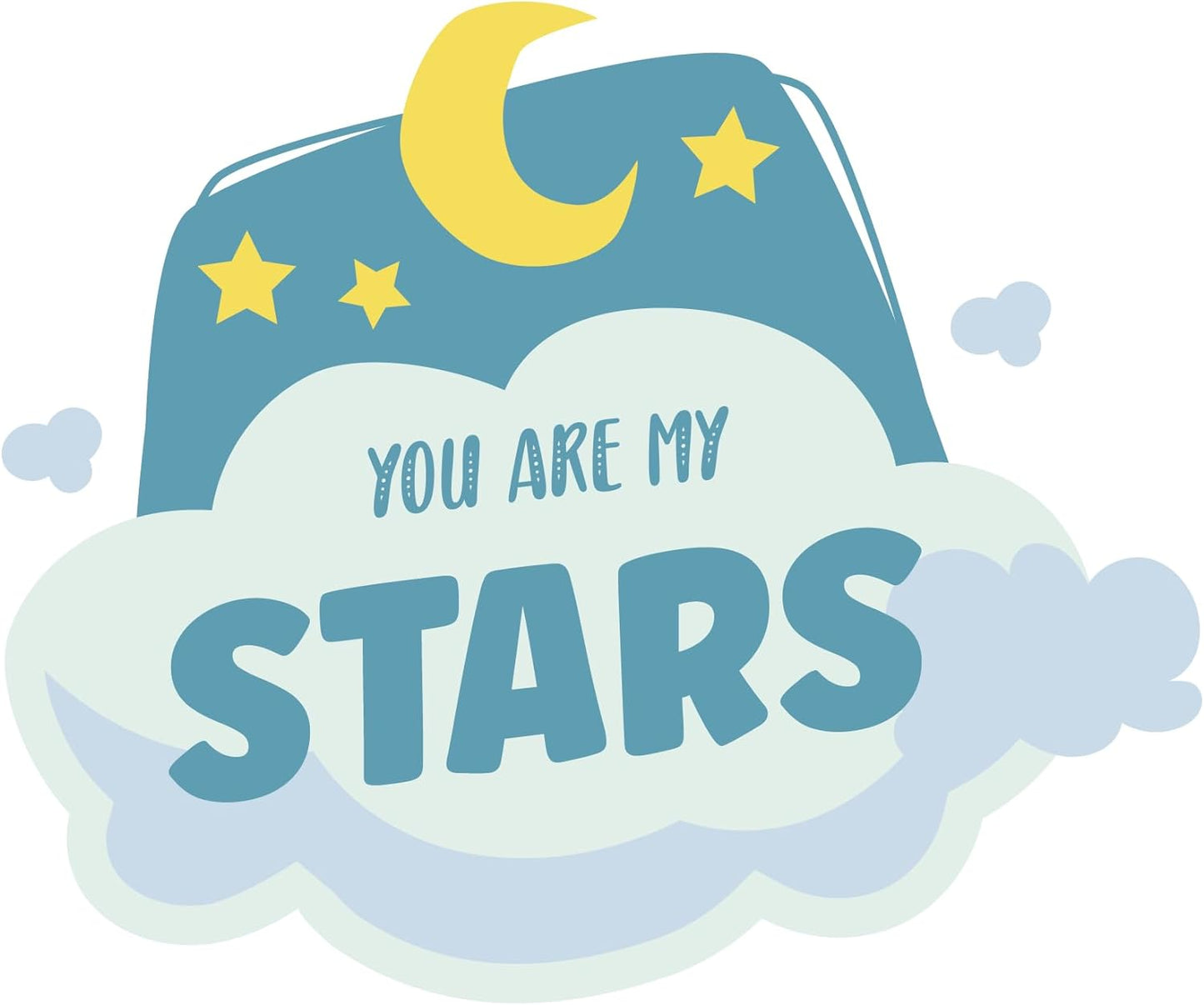 Inspirational Quote You are My Stars Motivational Sticker Vinyl Decal Motivation Stickers- 5" Vinyl Sticker Waterproof