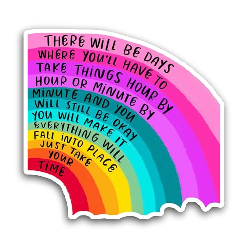 2 (Pieces) 3" and 5" There Will Be Days Sticker, Waterproof Vinyl Decals for Many Purpose Like Cars,