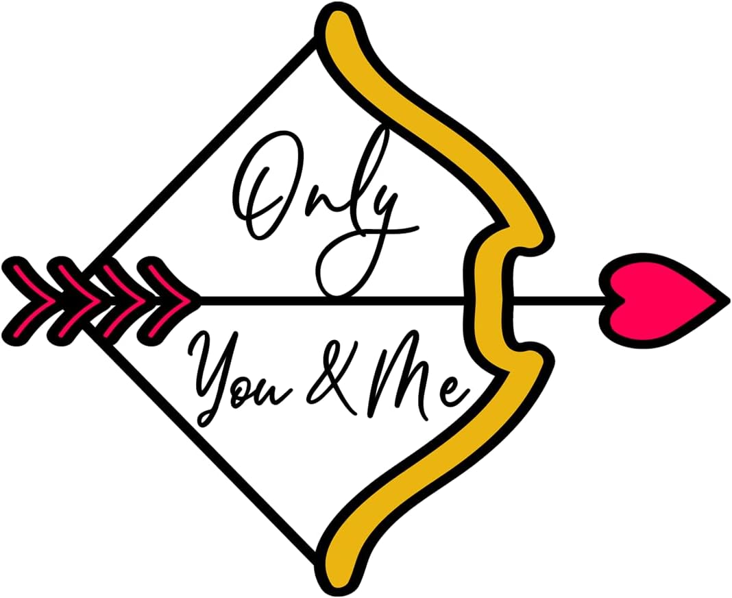 Inspirational Quote Only You & Me Motivational Sticker Vinyl Decal Motivation Stickers- 5" Vinyl Sticker Waterproof