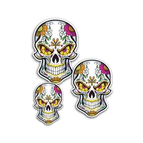 2 (Pieces) 3" and 5" Cartoon Pig Head Sticker, Waterproof Vinyl Decals for Many Purpose Like Cars, T