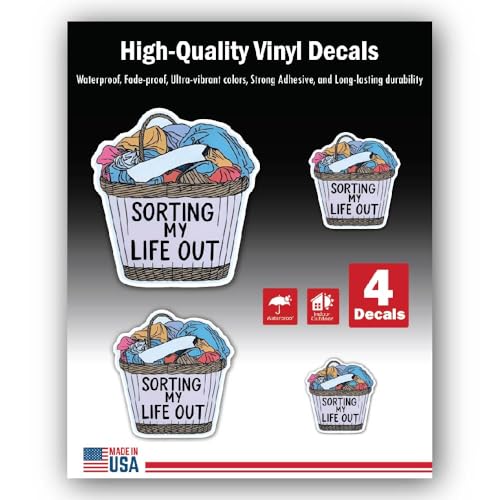 2 (Pieces) 3" and 5" Stickers n Decals Enjoy Life - Motivational Sticker Vinyl Decal Sticker, Waterp