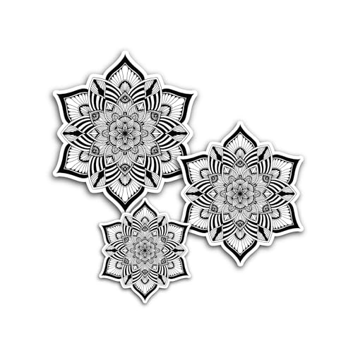 2 (Pieces) 3" and 5" Hexagon Shape with I Love My Mother Sticker, Waterproof Vinyl Decals for Many P