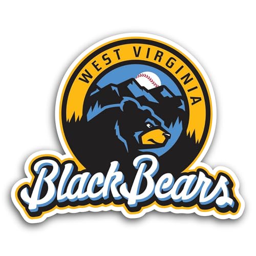 2 (Pieces) 3" and 5" Bl@ck Bears Logo Sticker, Waterproof Vinyl Decals for Many Purpose Like Cars, T