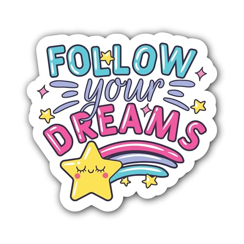 2 (Pieces) 3" and 5" Melted World Retro Sticker, Waterproof Vinyl Decals for Many Purpose Like Cars,