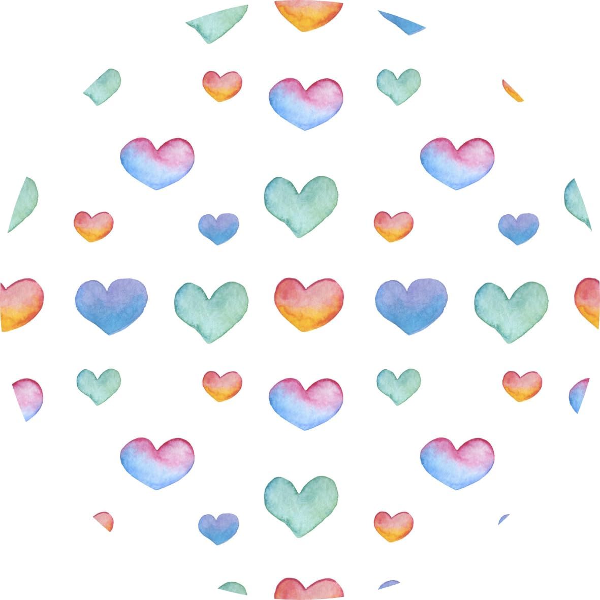 Inspirational Quote Beautiful Multicolor Hearts Stickers Motivational Sticker Vinyl Decal Motivation Stickers- 5" Vinyl Sticker Waterproof
