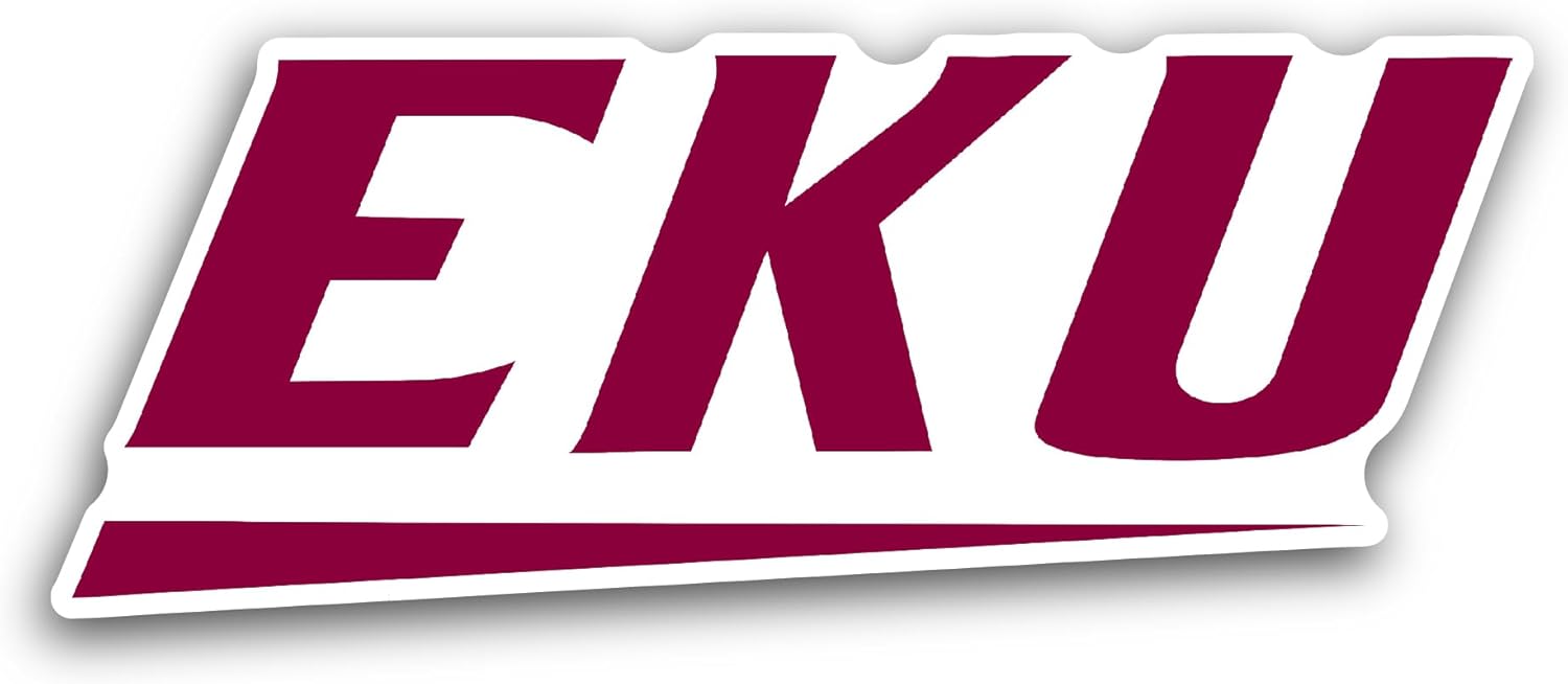 2 (Pieces) 3" and 5" Eastern Kentucky C0lonels Sticker, Waterproof Vinyl Decals for Many Purpose Like Cars, Trucks, Laptops, Phones, Windows and More