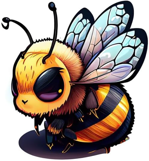 Inspirational Quote "Honey Bee" Motivational Sticker Vinyl Decal Motivation Stickers- 5" Vinyl Sticker Waterproof