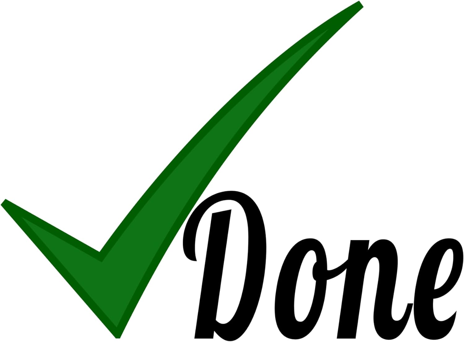 Inspirational Quote Done Motivational Sticker Vinyl Decal Motivation Stickers- 5" Vinyl Sticker Waterproof