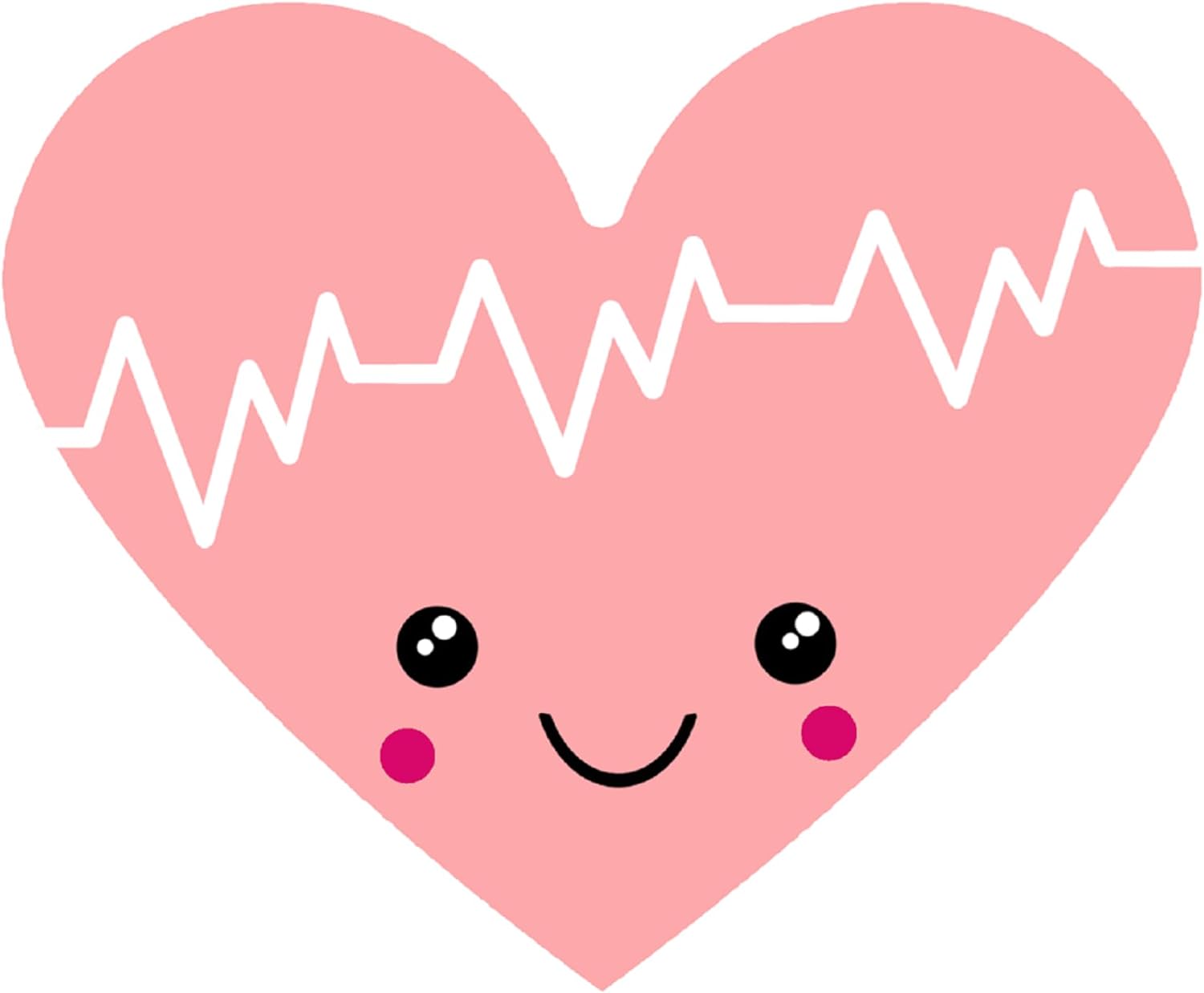 Inspirational Quote Heart Beat Motivational Sticker Vinyl Decal Motivation Stickers- 5" Vinyl Sticker Waterproof