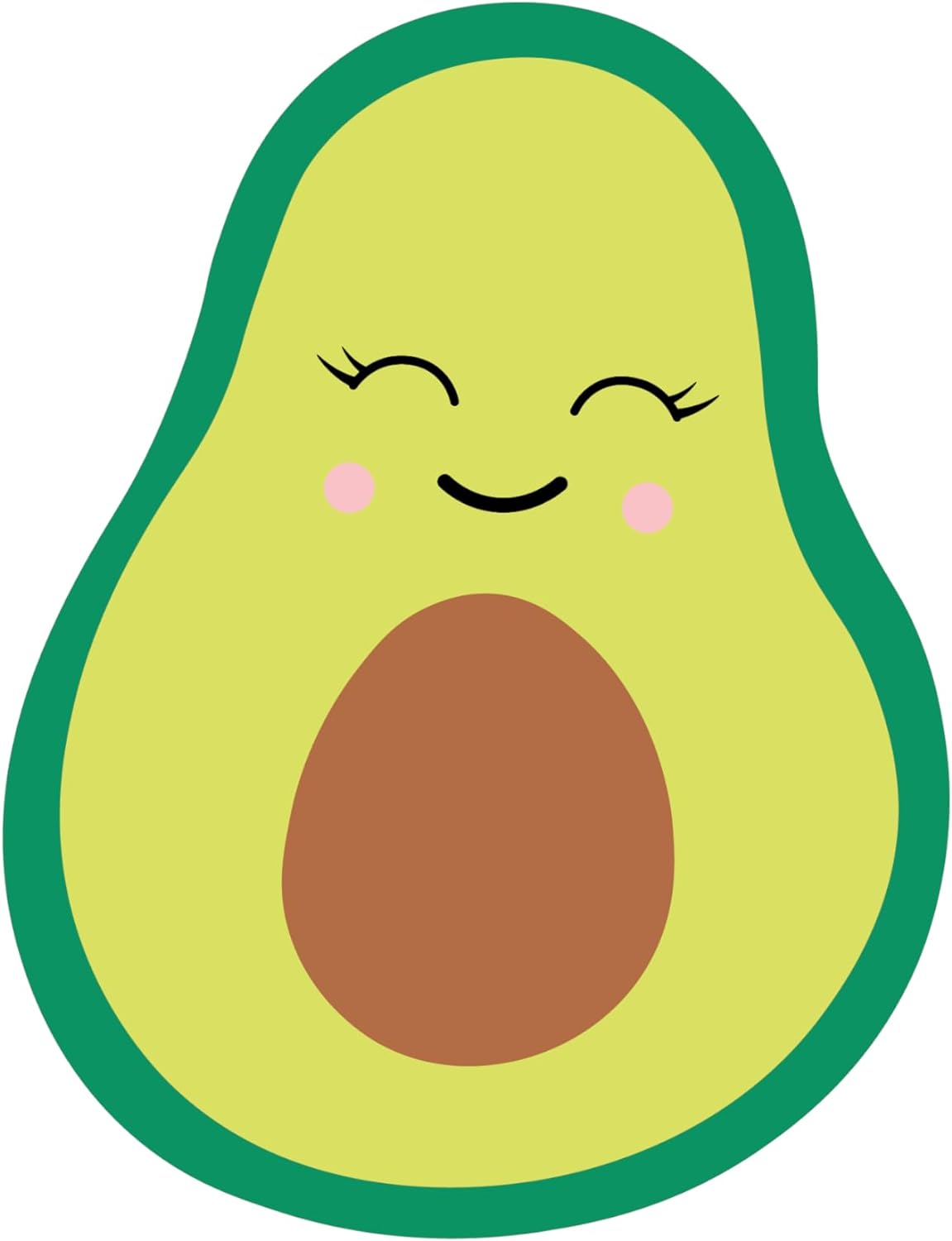 Inspirational Quote Ashamed Avocado Motivational Sticker Vinyl Decal Motivation Stickers- 5" Vinyl Sticker Waterproof