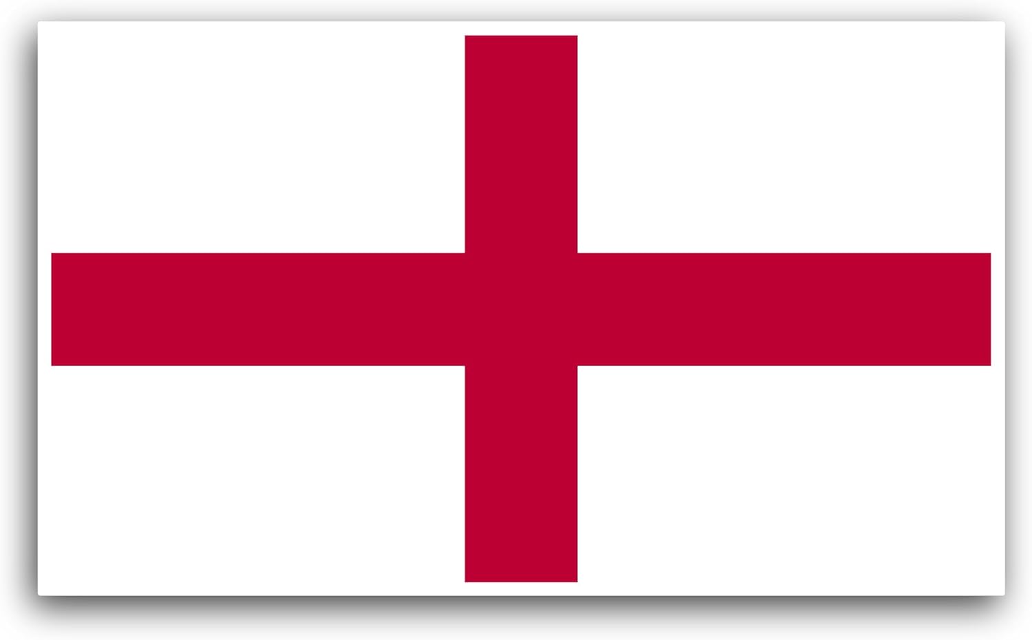2 (Pieces) 3" and 5" England FlagSticker, Waterproof Vinyl Decals for Many Purpose Like Cars, Trucks, Laptops, Phones, Windows and More
