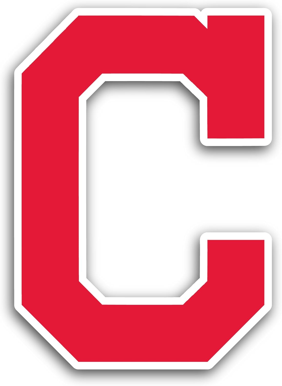 2 (Pieces) 3" and 5" Cl3veland Guardians Sticker, Waterproof Vinyl Decals for Many Purpose Like Cars, Trucks, Laptops, Phones, Windows and More