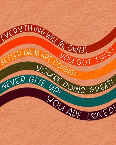 2 (Pieces) 3" and 5" Stickers n Decals Thankful Mama Rainbow Style - Motivational Sticker Vinyl Deca