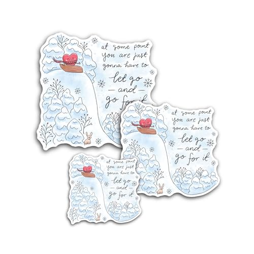 2 (Pieces) 3" and 5" JDM Girls You Lose Get Lost Decal Sticker, Waterproof Vinyl Decals for Many Pur