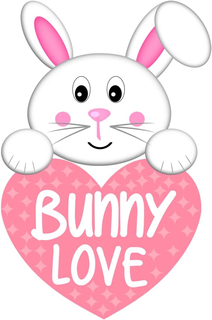 Inspirational Quote "Bunny Love" Motivational Sticker Vinyl Decal Motivation Stickers- 5" Vinyl Sticker Waterproof