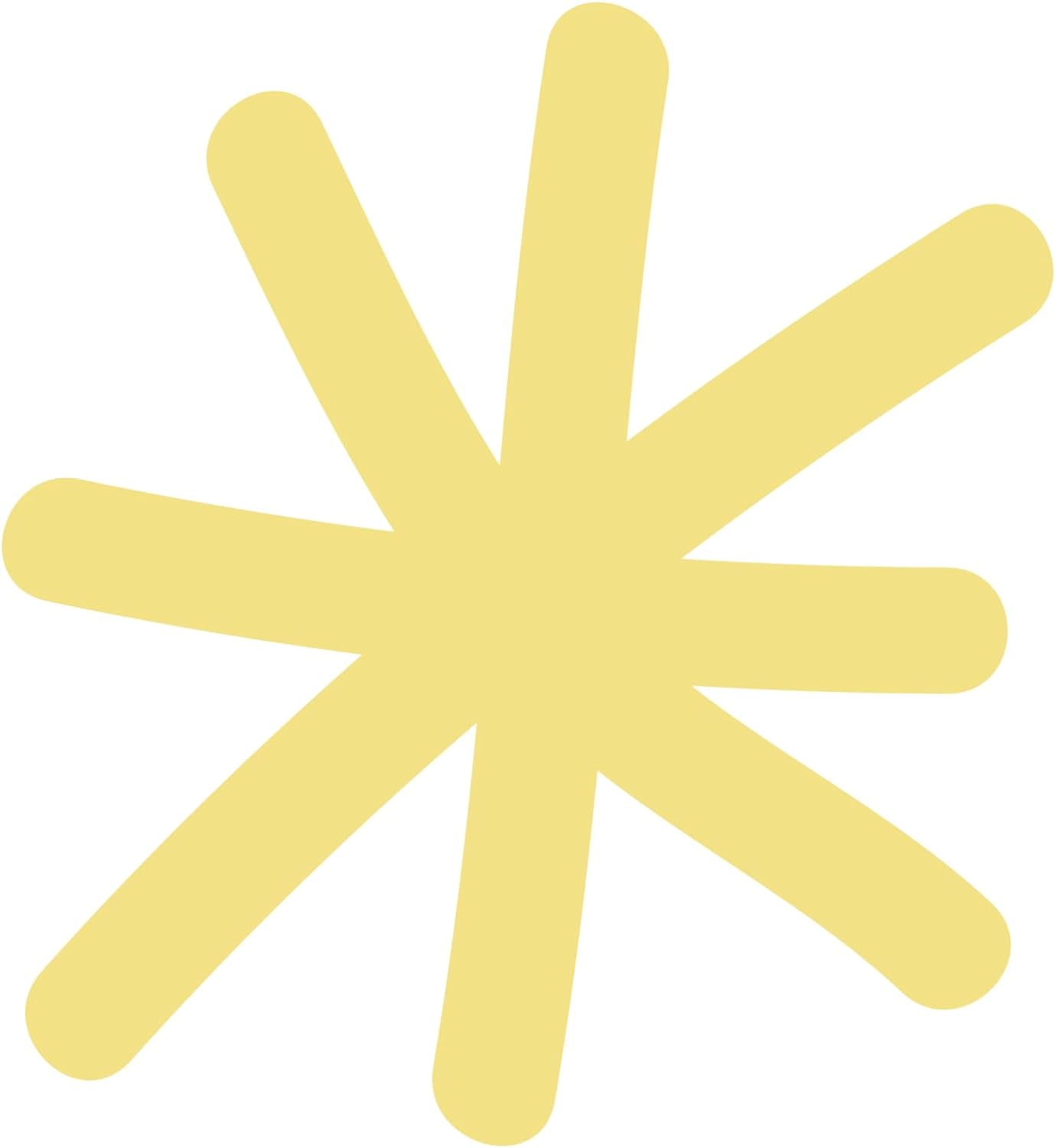 Inspirational Quote "Yellow Asterik Sticker" Motivational Sticker Vinyl Decal Motivation Stickers- 5" Vinyl Sticker Waterproof