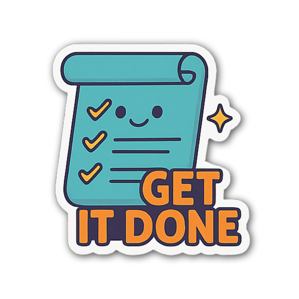 Positive Thinking Word Cloud Sticker Vinyl Decal Motivation Stickers- 5" Vinyl Sticker Waterproof