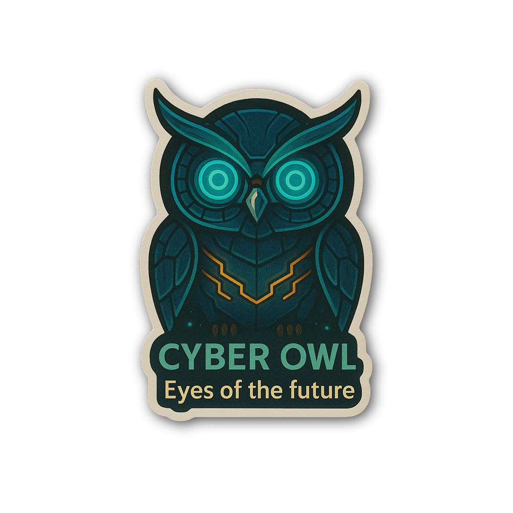 2 (Pieces) 3" and 5" Dark Sci-Fi Ship Corridor Sticker, Waterproof Vinyl Decals for Many Purpose Lik