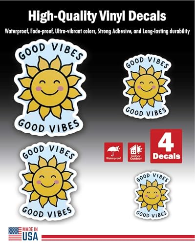 2 (Pieces) 3" and 5" Stickers n Decals Hustle - Motivational Sticker Vinyl Decal Sticker, Waterproof
