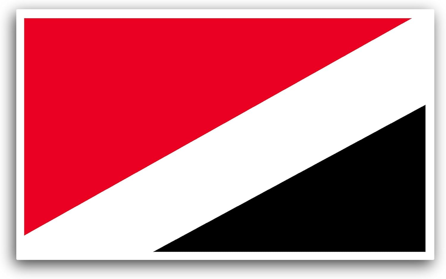 2 (Pieces) 3" and 5" Sealand,Principility of Flag Sticker, Waterproof Vinyl Decals for Many Purpose Like Cars, Trucks, Laptops, Phones, Windows and More