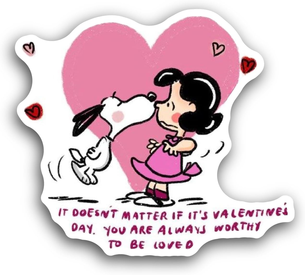 2 (Pieces) 3" and 5" Dog with Girl Sticker, Waterproof Vinyl Decals for Many Purpose Like Cars, Trucks, Laptops, Phones, Windows and More