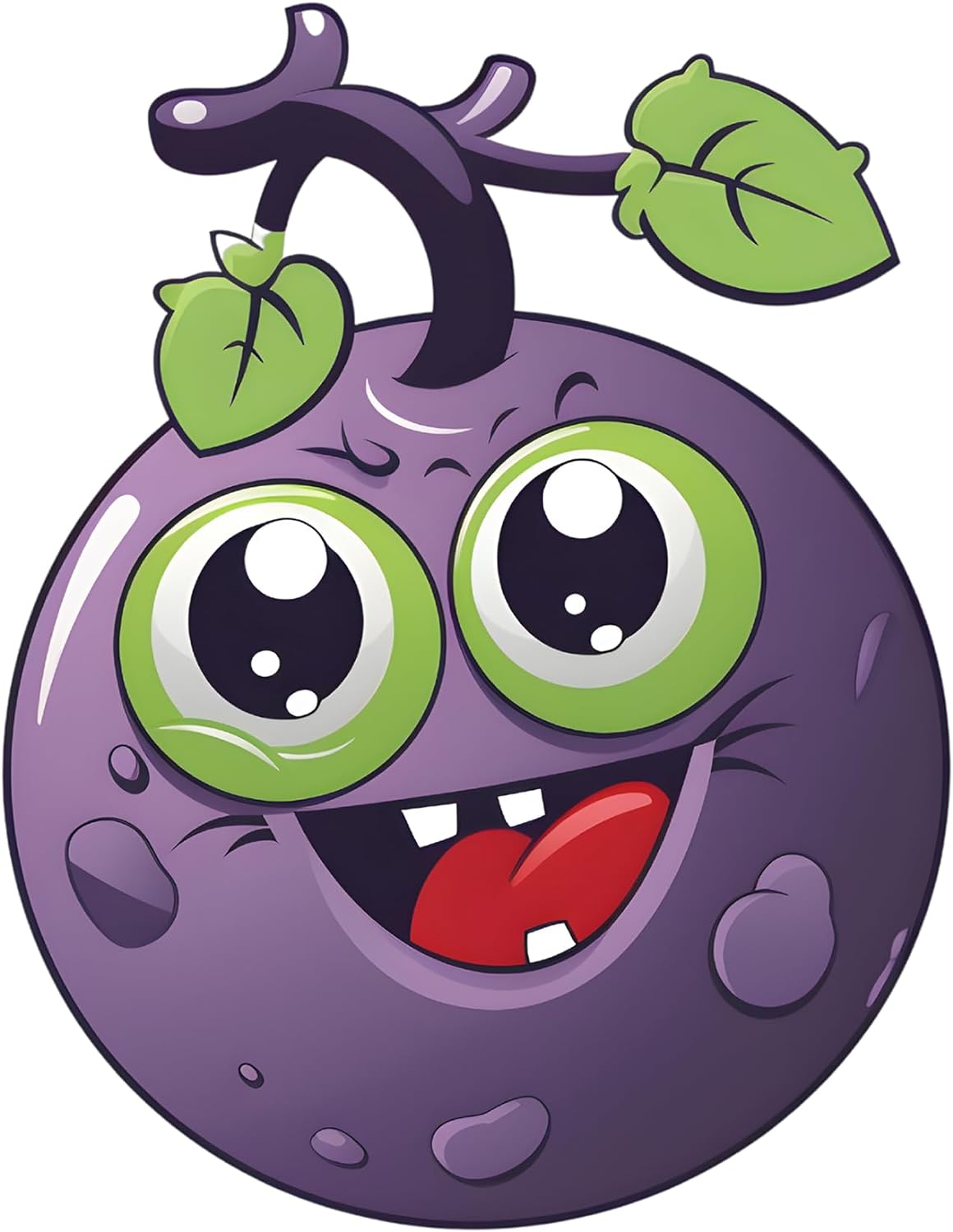 Inspirational Quote Cute Blueberry Motivational Sticker Vinyl Decal Motivation Stickers- 5" Vinyl Sticker Waterproof