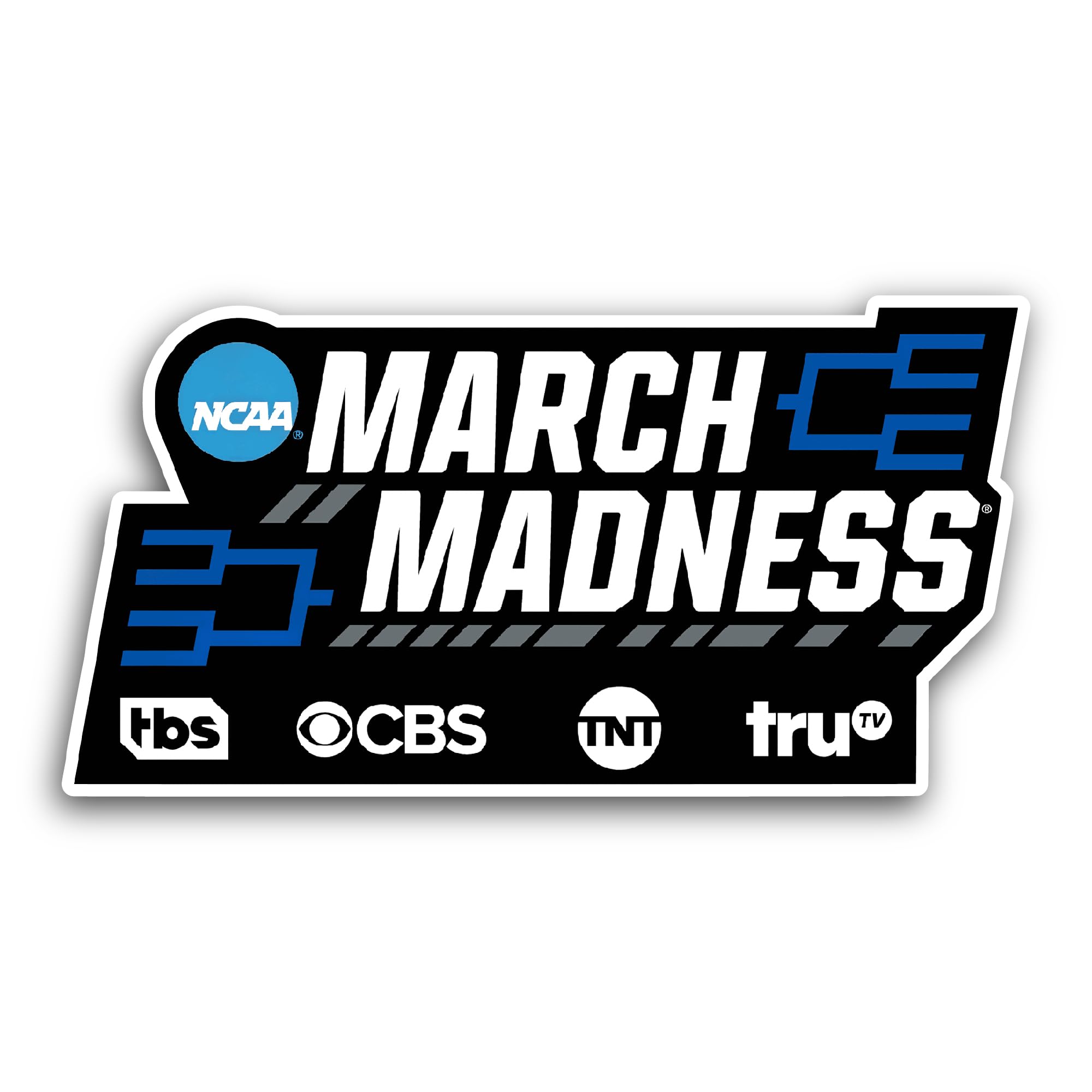 2 (Pieces) 3" and 5" March M@dness Sticker, Waterproof Vinyl Decals for Many Purpose Like Cars, Truc