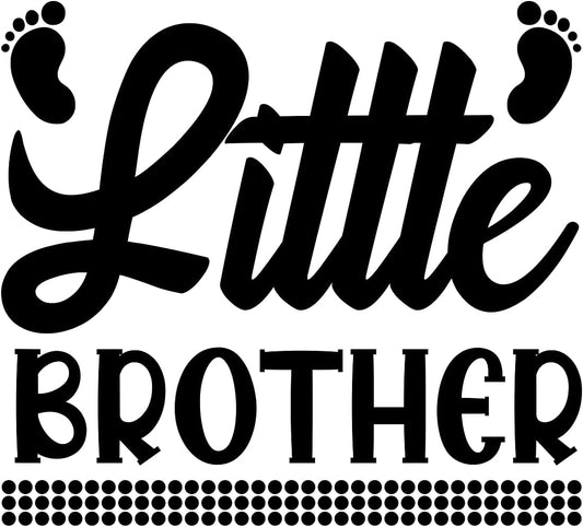 Inspirational Quote Little Brother Motivational Sticker Vinyl Decal Motivation Stickers- 5" Vinyl Sticker Waterproof