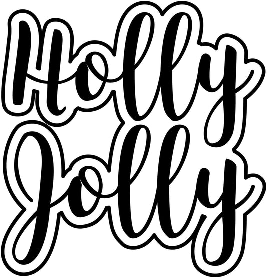 Inspirational Quote Holly Folly Motivational Sticker Vinyl Decal Motivation Stickers- 5" Vinyl Sticker Waterproof