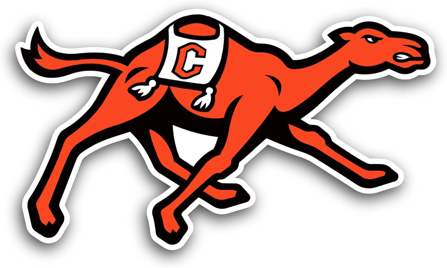 2 (Pieces) 3" and 5" C@mpbell F1ghting Camels Decal Sticker, Waterproof Vinyl Decals for Many Purpose Like Cars, Trucks, Laptops, Phones, Windows and More